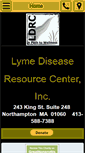 Mobile Screenshot of lymedrc.org